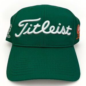 Titleist Golf Hat Adjustable Strapback Green White Korn Ferry Maine PGA Tour
